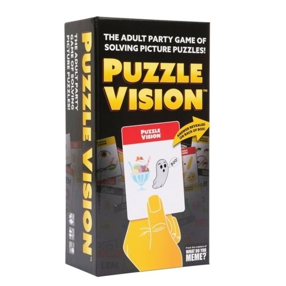 NIB Puzzle Vision The Adult Party Game Of Solving Picture Puzzles - Picture 1 of 6